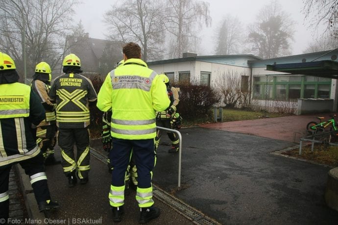 Günzburg Kindergarten Gasaustritt gemeldet 16122019 4