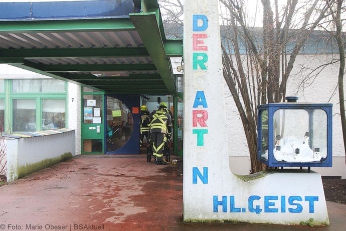 Günzburg Kindergarten Gasaustritt gemeldet 16122019 6