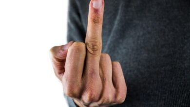 Mittelfinger