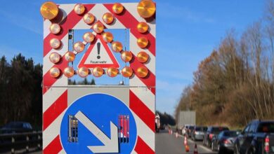Sicherungsanhaenger Autobahn