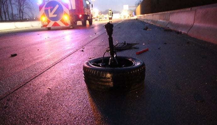 Schwerer Verkehrsunfall A8 bei Neusäß Augsburg am 06.12.2019