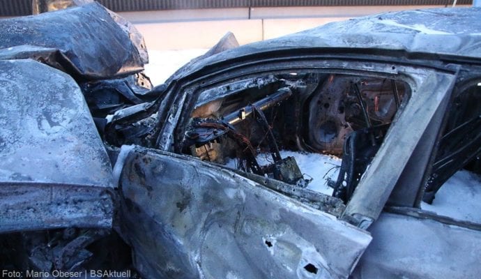 Schwerer Verkehrsunfall A8 bei Neusäß Augsburg am 06.12.2019