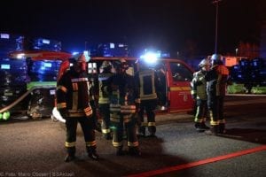 Millionenschaden Brand Lagerhalle Lauingen