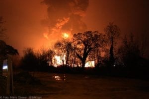 Millionenschaden Brand Lagerhalle Lauingen