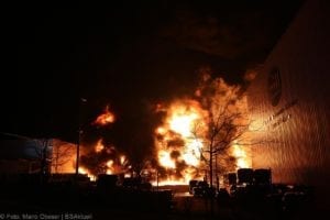 Millionenschaden Brand Lagerhalle Lauingen