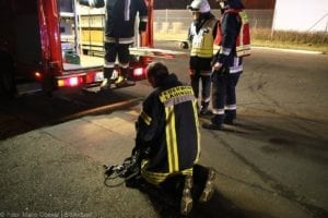 Millionenschaden Brand Lagerhalle Lauingen