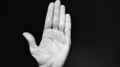Hand Schlagen Ohrfeige