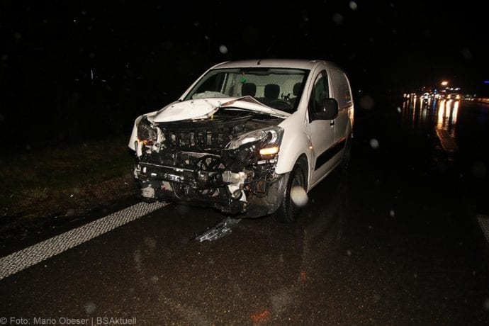 Verkehrsunfall A8 zwischen Leipheim und Günzburg am 17.01.2020