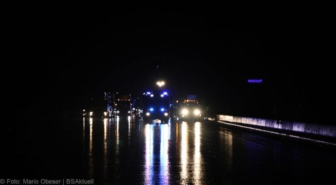 Verkehrsunfall A8 zwischen Leipheim und Günzburg am 17.01.2020