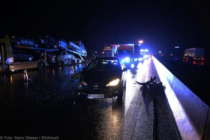 Verkehrsunfall A8 zwischen Leipheim und Günzburg am 17.01.2020
