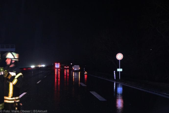 Verkehrsunfall A8 zwischen Leipheim und Günzburg am 17.01.2020