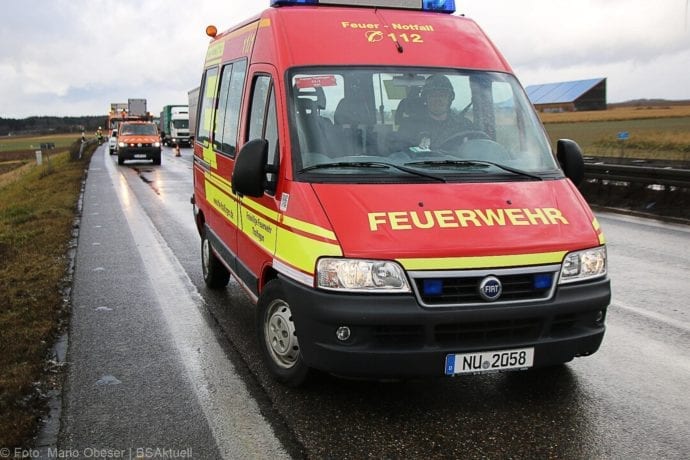 Unfall A8 Oberelchingen – Kreuz Ulm Elchingen 28012020 11