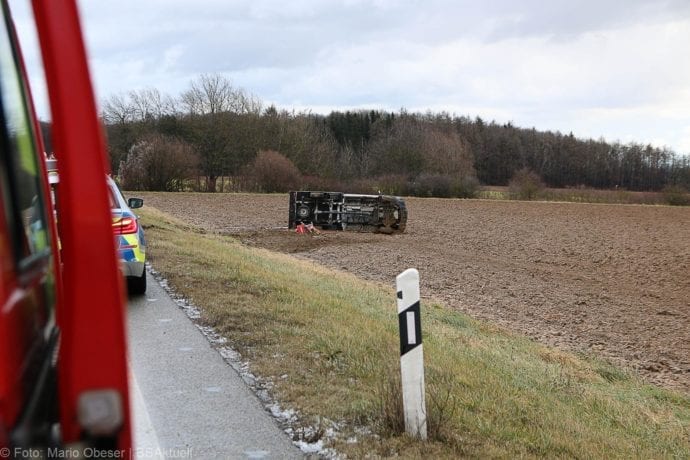 Unfall A8 Oberelchingen – Kreuz Ulm Elchingen 28012020 2