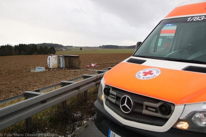 Unfall A8 Oberelchingen – Kreuz Ulm Elchingen 28012020 6