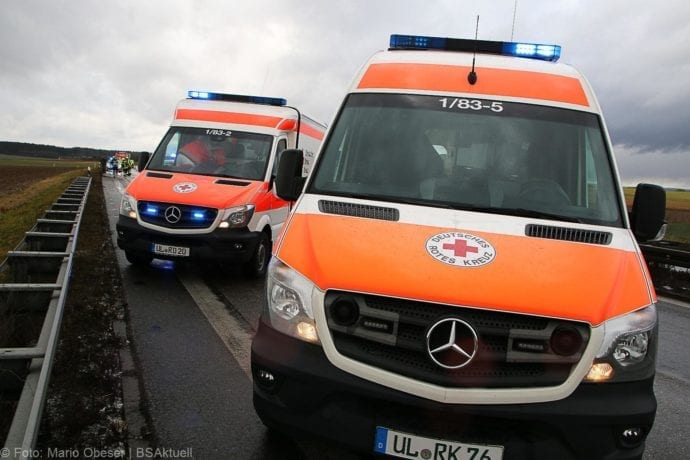 Unfall A8 Oberelchingen – Kreuz Ulm Elchingen 28012020 7