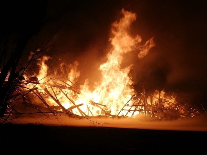 Brand Zimmerei Halle Greggenhofen 31012020 1