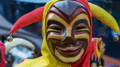 Fasching Maskerer