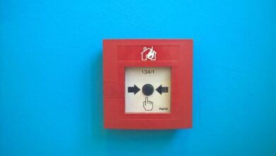 Feuermelder Knopf