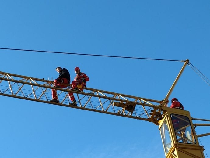 Feuerwehr Ichenhausen Absturzsicherung Lehrgang 4