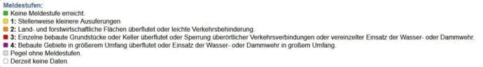 Meldestufen