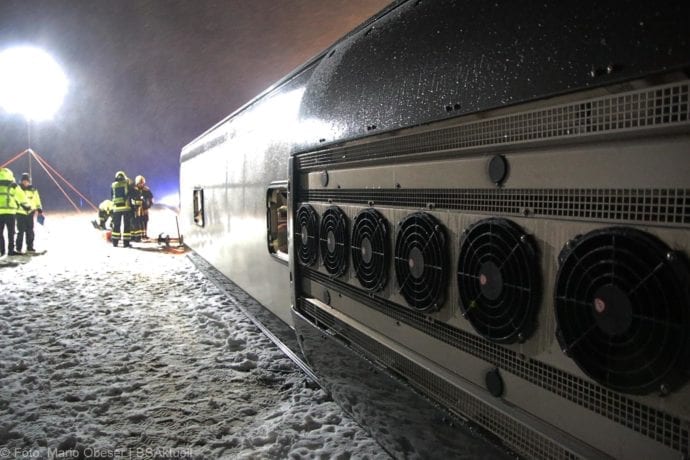 Unfall Reisebus B10 Kreuzung Tomerdingen 27022020 15