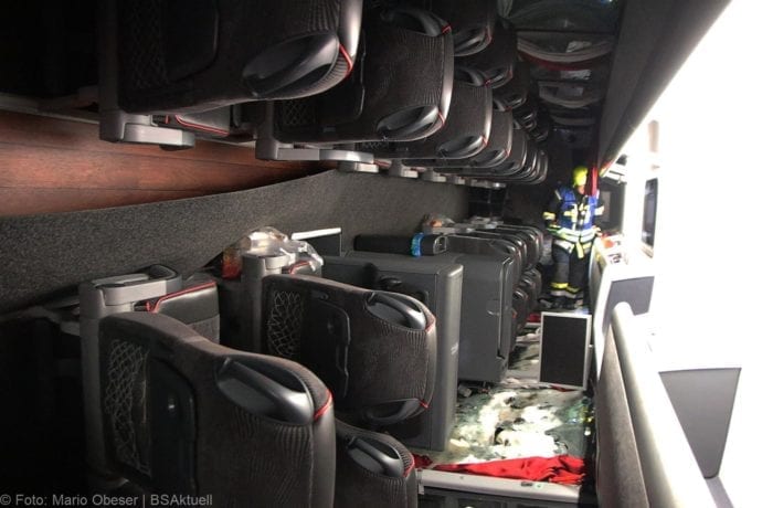 Unfall Reisebus B10 Kreuzung Tomerdingen 27022020 16
