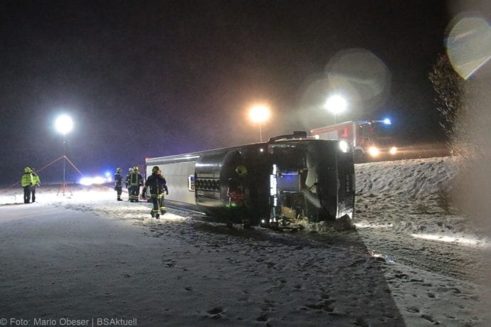 Unfall Reisebus B10 Kreuzung Tomerdingen 27022020 9