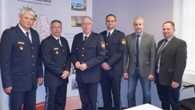 Amtseinfuehrung Andreas Islar Polizei Sonthofen