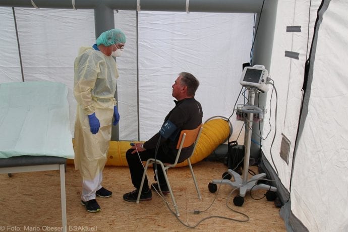Corona Landkreis Guenzburg Klinik und Pruefstelle Ichenhausen 140320 6