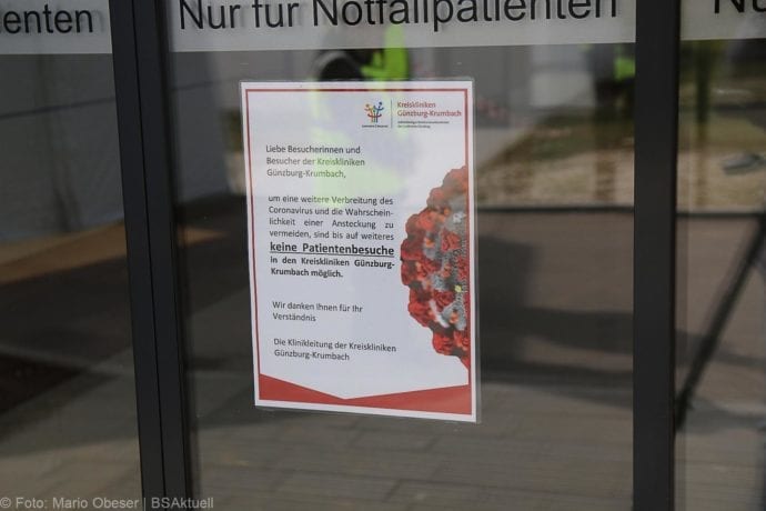 Corona Landkreis Guenzburg Klinik und Pruefstelle Ichenhausen 140320 8