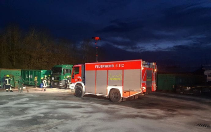 Diesel ausgelaufen Bubesheim Lkw 04032020 3