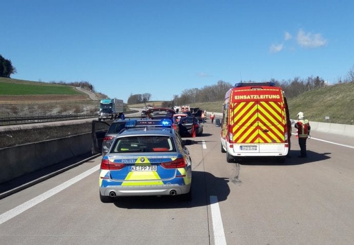 Lkw Pkw Unfall A8 Limbach 13032020 7