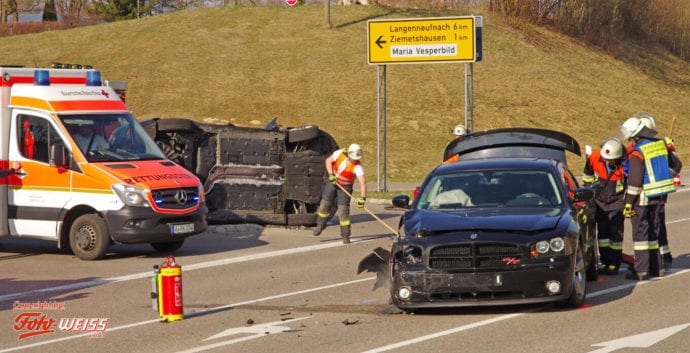 Unfall B300 Ziemetshausen 18032020 7