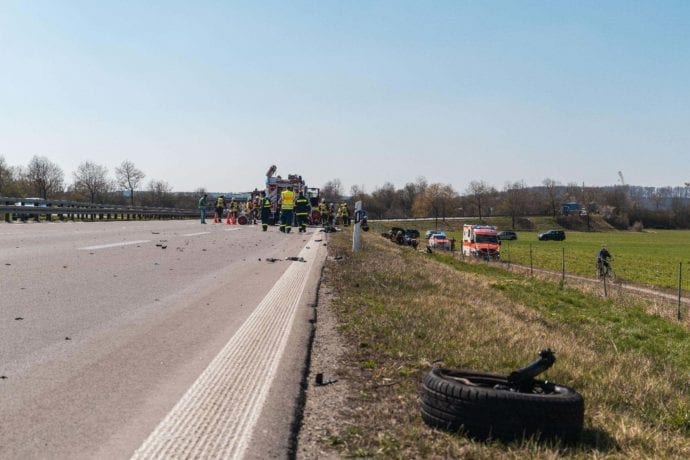 Falschfahrerin A96 Verkehrusnfall 08042020 8