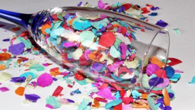 Konfetti Sektglas Party
