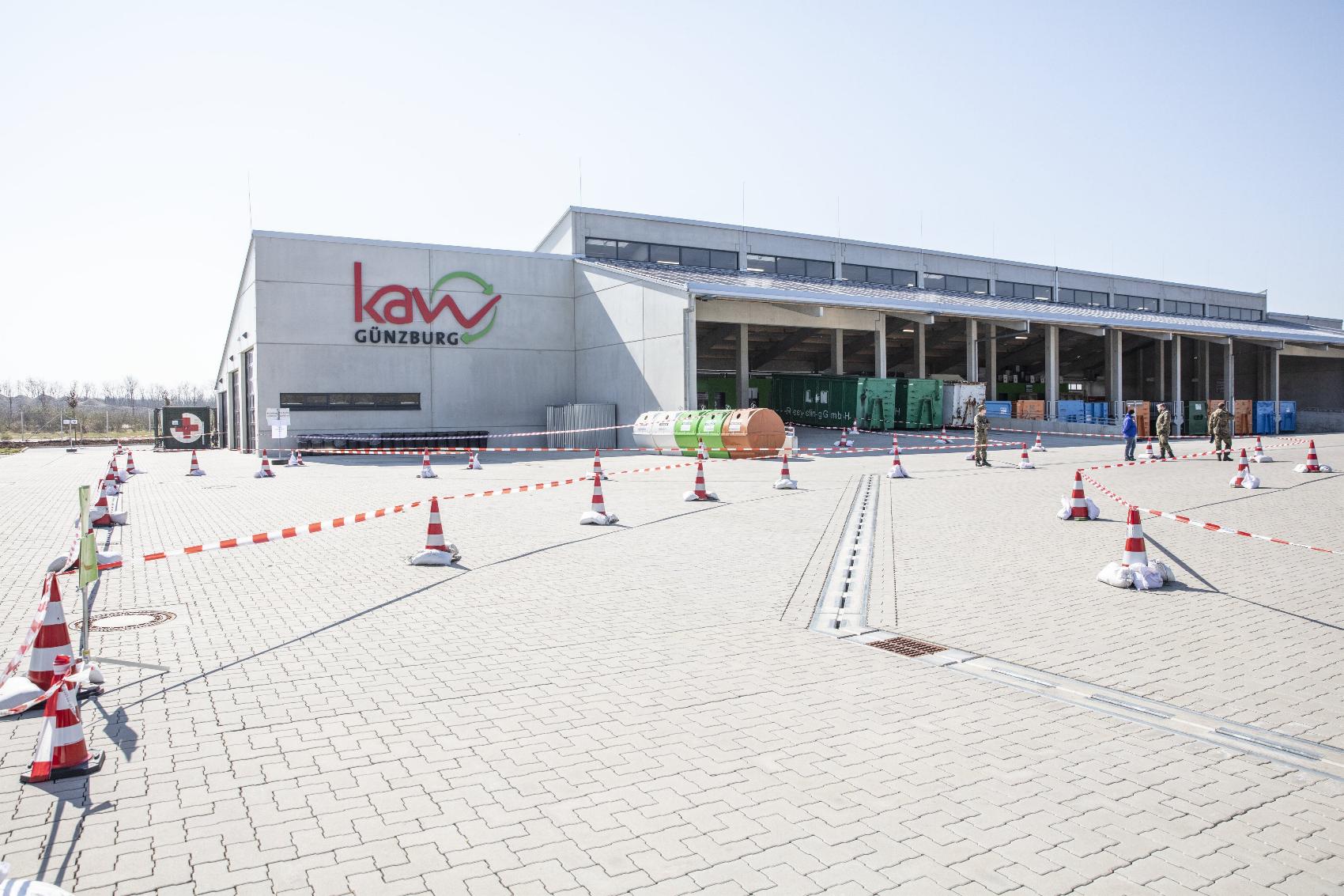Wanzl Testzentrum Corona in Leipheim