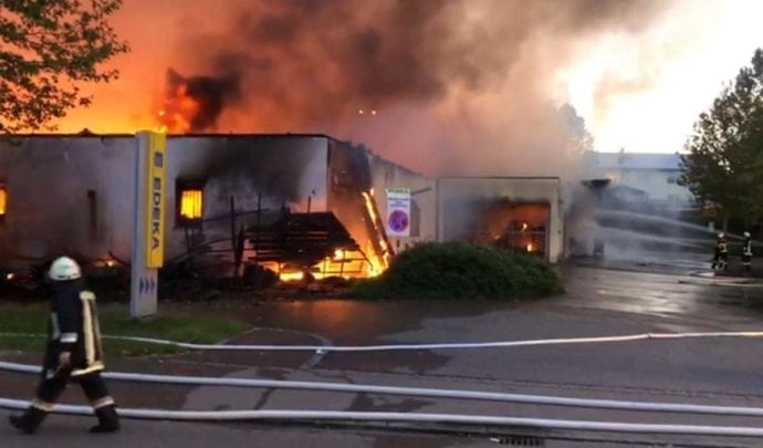 Brand EDEKA Hoechstaedt 24052020