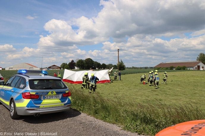Absturz eines Segelfliegers in Günzburg – Pilot sirbt