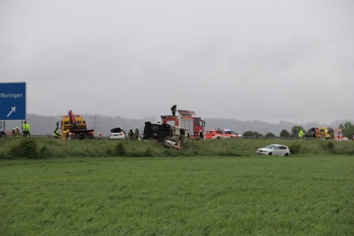 Unfall A7 Woringen 23052020 1