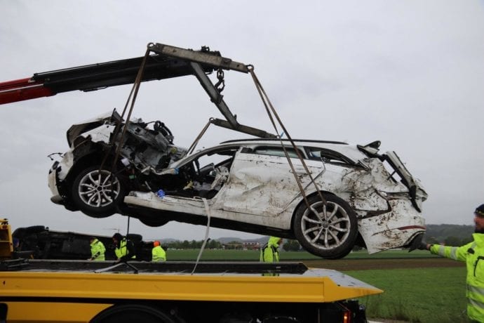 Unfall A7 Woringen 23052020 4
