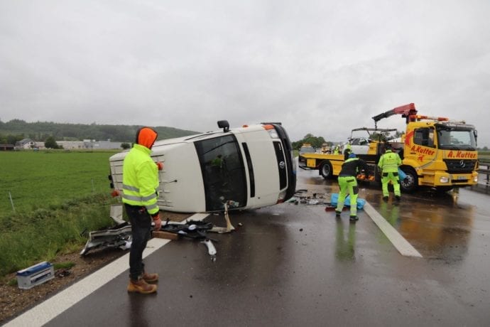 Unfall A7 Woringen 23052020 5