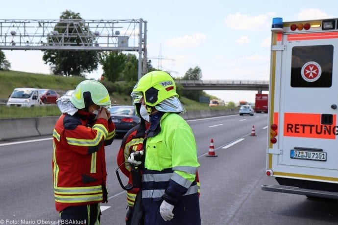 Unfall A8 Burgau-Guenzburg bei Deffingen 19052020 12