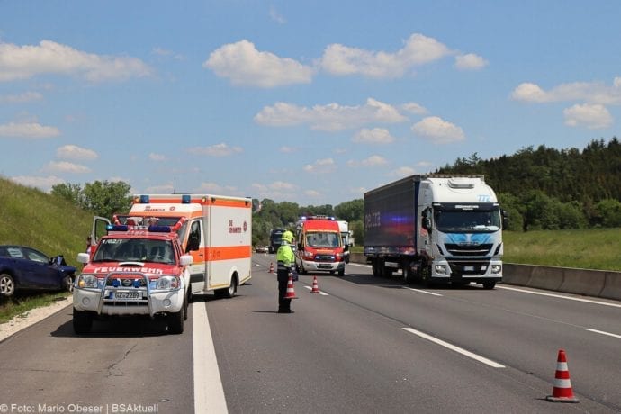 Unfall A8 Burgau-Guenzburg bei Deffingen 19052020 16