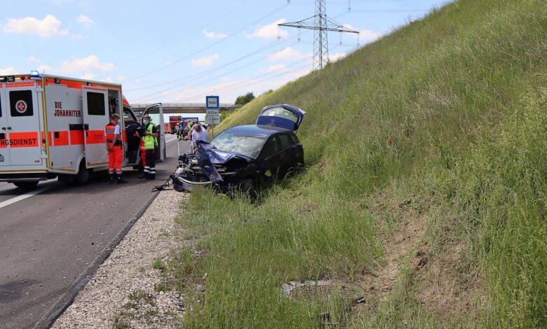 Unfall A8 Burgau-Guenzburg bei Deffingen 19052020 6