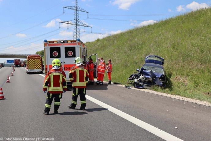 Unfall A8 Burgau-Guenzburg bei Deffingen 19052020 8