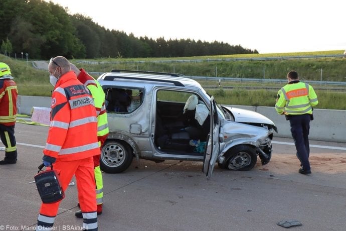 Unfall A8 Burgau-Zusmarshausen 24052020 14