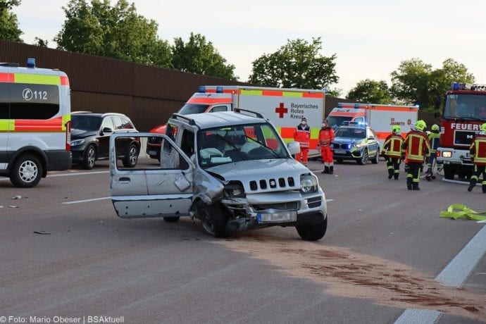 Unfall A8 Burgau-Zusmarshausen 24052020 4