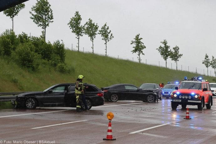 Unfall A8 GZ-Burgau 3 Pkws 23052020 2