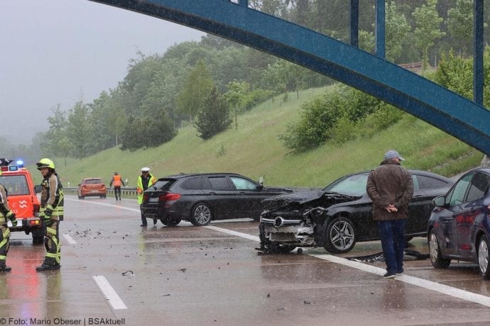 Unfall A8 GZ-Burgau 3 Pkws 23052020 4
