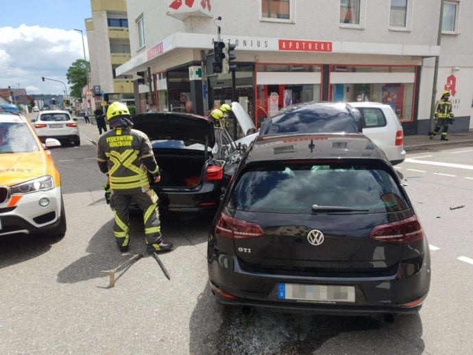 Unfall Guenzburg Augsburger Strasse Sedanstrasse 24052020 2
